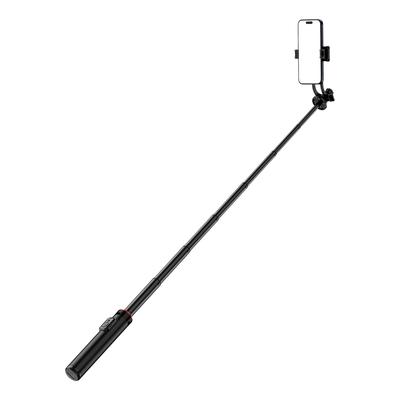 Selfie Stick Telescopic with Remote Control, Tripod Stand for Phone, 13m Aluminum, Black
