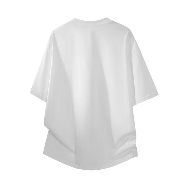 Pure Cotton Short-sleeved T-shirt For Men, Loose, Breathable, Casual And Relaxed-feeling T-shirt