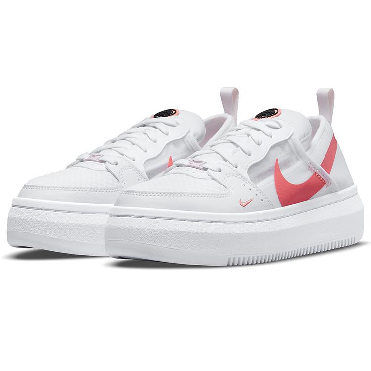 Nike Court Vision Alta TXT White Magic Ember Women Sneakers Crimson-Bliss Light-Soft-Pink CW6536-101