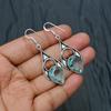 Aquamarine Gemstone Handmade 925 Sterling Silver Jewelry Earring