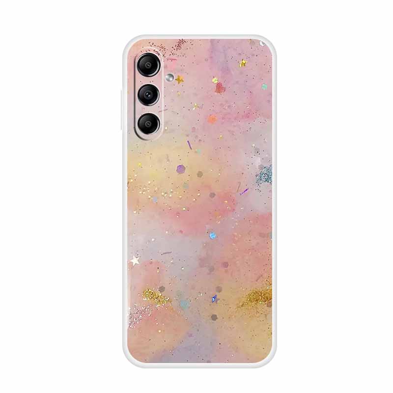 For Samsung Galaxy A14 A34 A54 5G Marble Soft Case Silicone TPU Phone Back Cover Coque for Samsung A 54 34 14 4G Cartoon Fundas