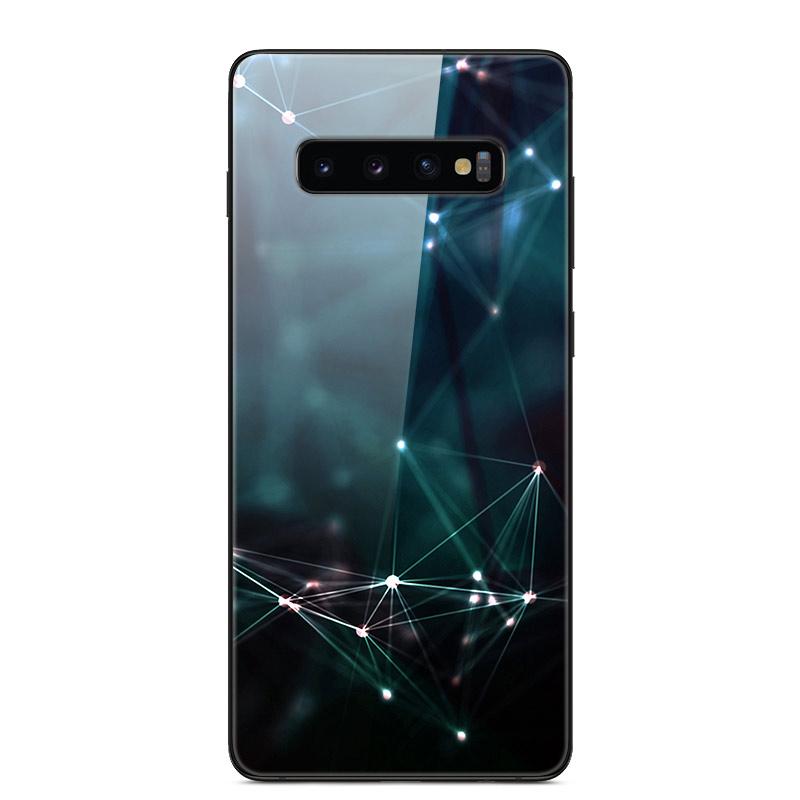For Samsung S10 Plus Case Tempered Glass Hard Phone Back Cover Coque For Samsung Galaxy S10E S 10 5G S10plus Bumper Cases Capa