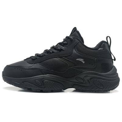 Serie Estilo de Vida Tela Gamuza Cuero Cálido Impermeable Zapatillas Casuales de Caña Baja para Hombre Negro 912348981-1