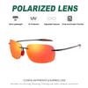 DUBERY Herren Randlose Sonnenbrille Driving Shades Outdoor Sport Angeln Sonnenbrille Ultraleichter Rahmen UV400