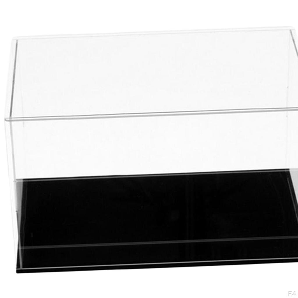 Acrylic Display Case Dustproof Protection Showcase Collectibles Box Clear Organizer for