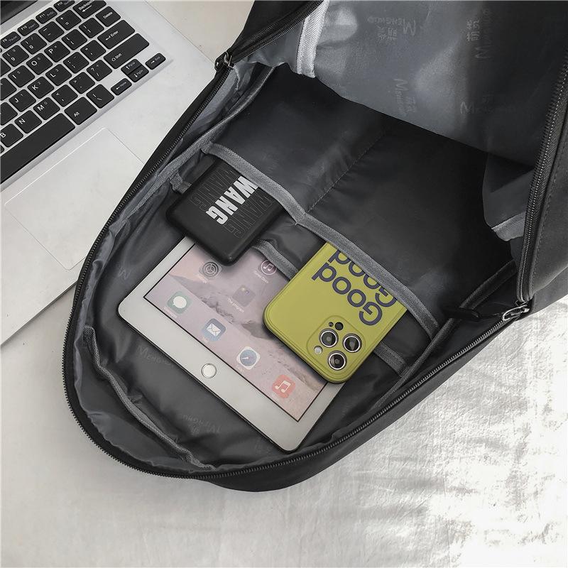 Schulranzen1011 neuer Ins-Stil Koreanische Version Schüler-Schulranzen Trendiger cooler Persönlichkeitsausdruck Rucksack Paar Herbst und Winter Einfacher Rucksack
