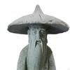 Fish Tank Traditional Fisherman Resin Sculpture Ornament Accessories Durable for Yoga Textured