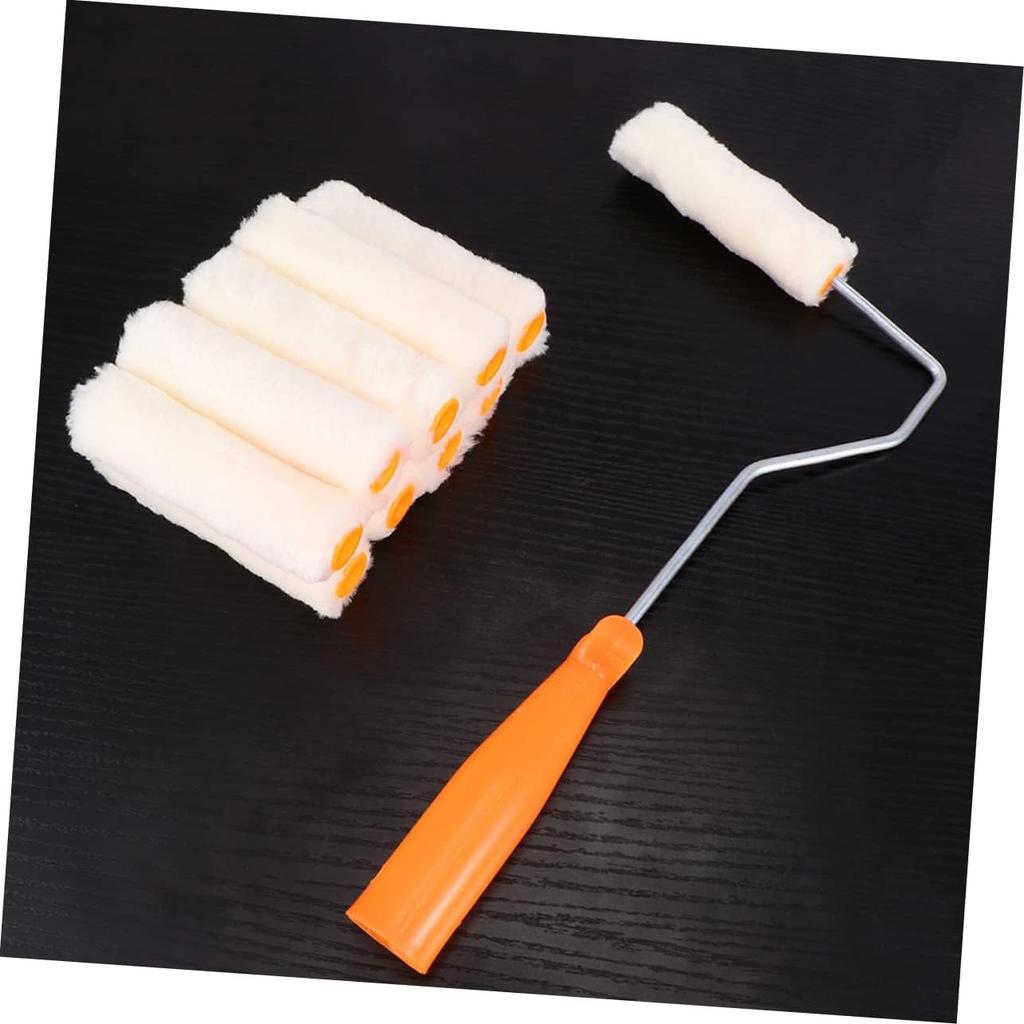 Angoily Sets Inch Small Paint Roller Cover Kit Paint Roller Brush for Wall Decorative Washable Reusable No Mess for Home Pcs Random