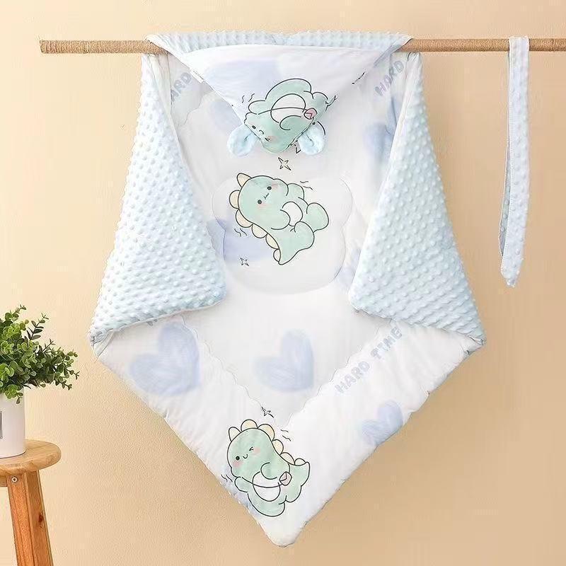 Brangdy Milk Cotton Thickened Baby Swaddle Blanket
