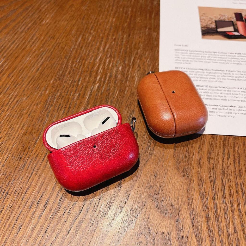 Leather-Style Waterproof Protective Case for AirPods Pro 2