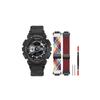 Unisex Liquid Crystal/Analog Dual Display Series 51.2mm Black Watch GA-110-1B(Team788--2)