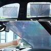 Car Sunshade, Front Windshield Light Shield, Sun Protection, Heat Insulation, Automatic Retractable Laser Sunshade