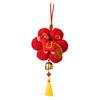 New Year Pendant Hanging Decoration 2026 Year of The Horse Festive Decor Red Golden Tassel Ornament
