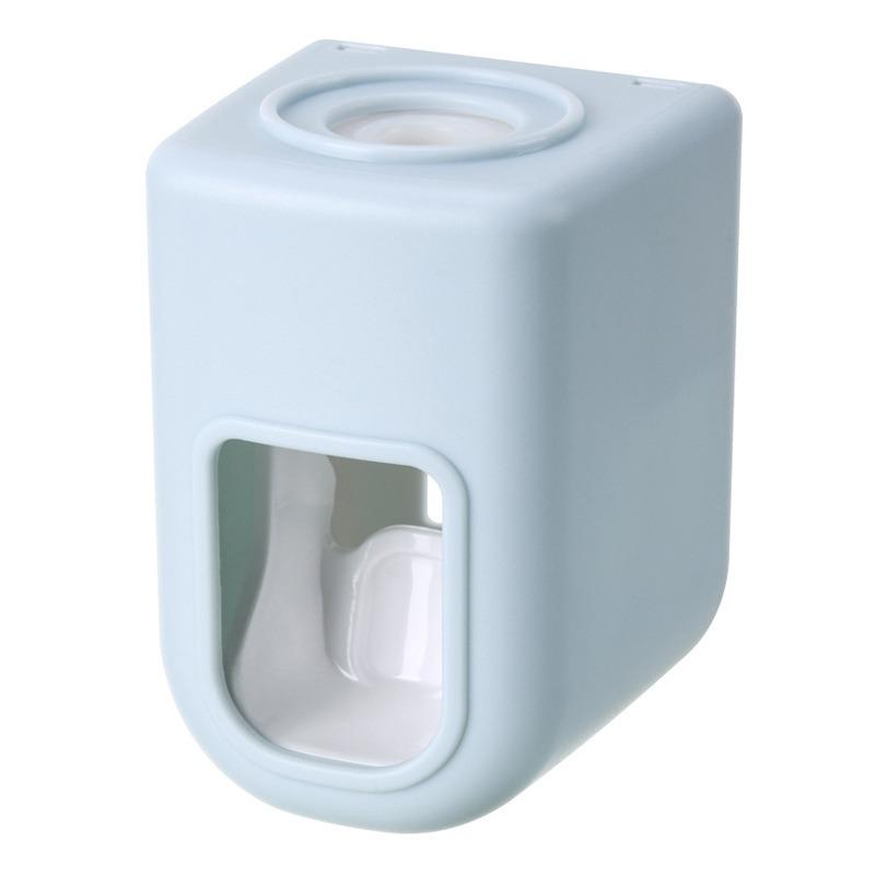 Toothpaste Squeezer Automatic Toothpaste Dispenser Self-adhesive Dust-proof Toothbrush Holder Bathroom Accessories
