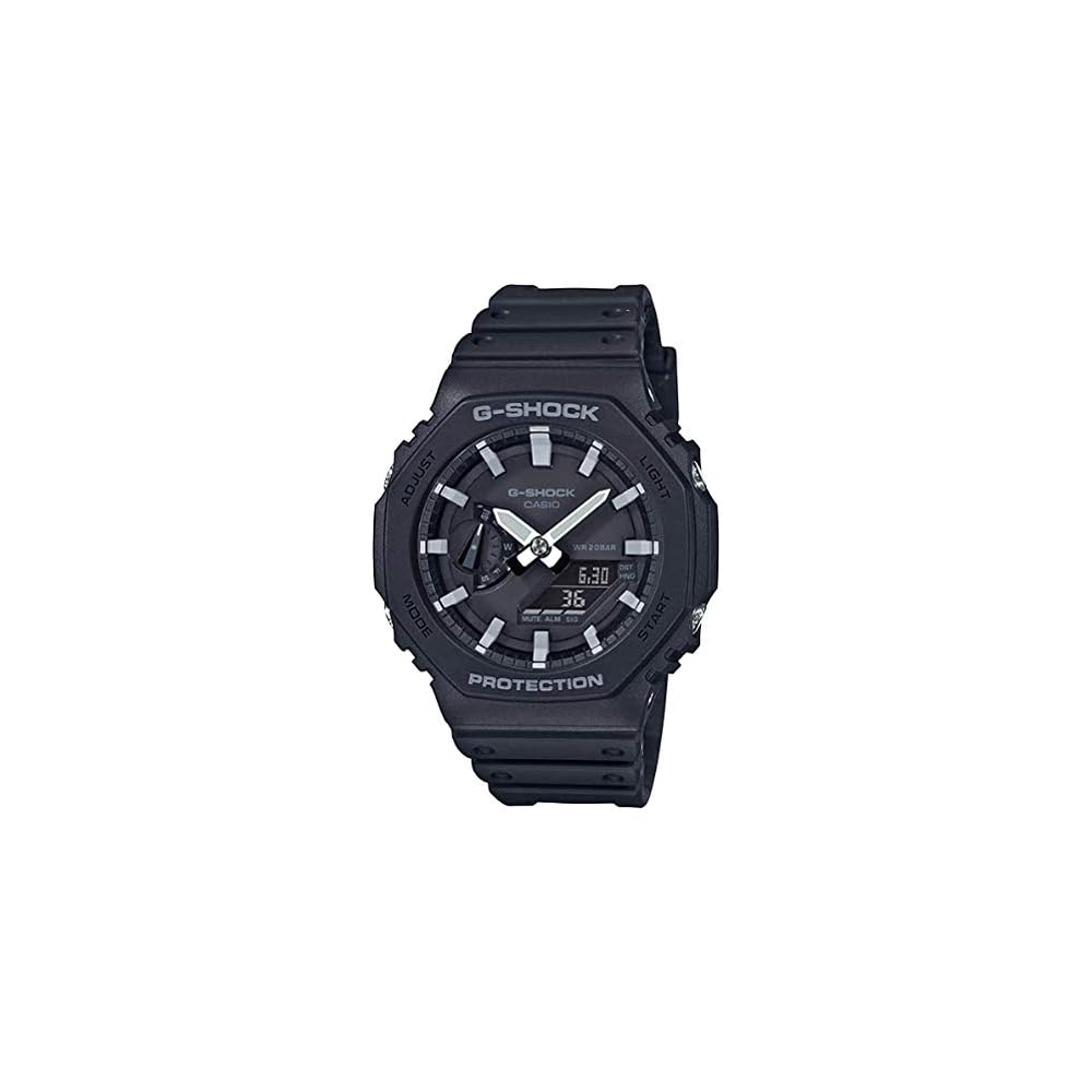 

Casio G-Shock GA-2100-1A Analog-Digital Watch Black Men s Neo Bright Carbon Core Guard