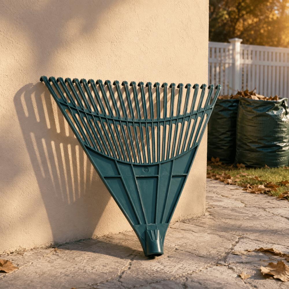High Hardness Grass Rake Plastic Garden Rake Compost Mixing Leaf Rake Lawn Cleaning
