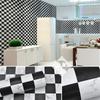 Self-Adhesive Waterproof Mosaic Tile Stickers Wallpaper Kitchen Backsplash Bathroom Cabinets Oil-Proof Renovation Film