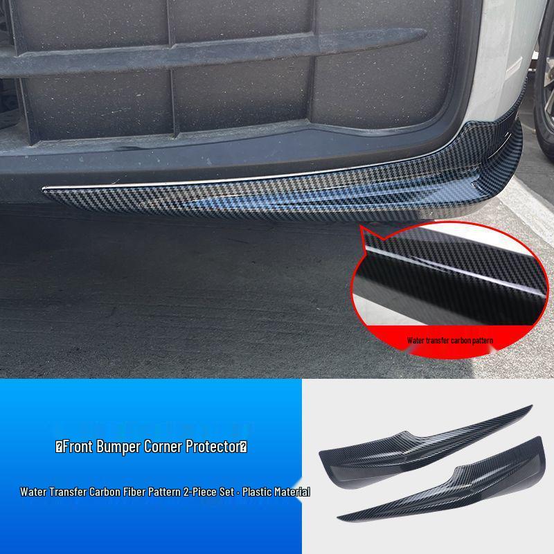 Kit Striscia Anti-Collisione e Protezione Angolare Paraurti Anteriore Volkswagen ID3.