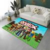 Classic Cartoon R-Robloxs Game Non-Slip Area Rug for Living Room,Bedroom,Playroom,Soft Carpet Floor Mat Home Decor Rug  Room