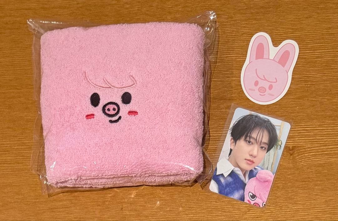 

[USED] Stray Kids Fan Meeting - April 4th Admission Bonus: Towel, Photocard, Changbin