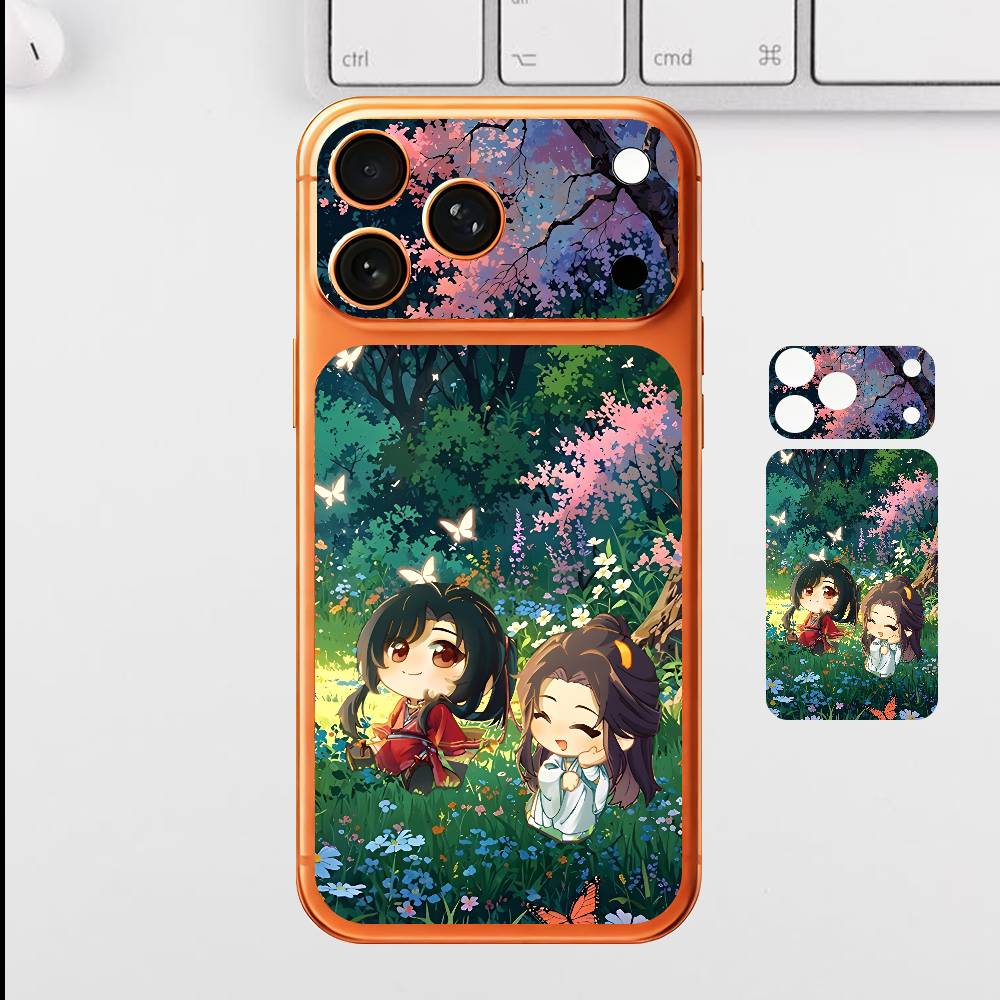 Kawaii Tian Guan For Iphone 17 Pro Max Back Protective Decorative Sticker Back Cover