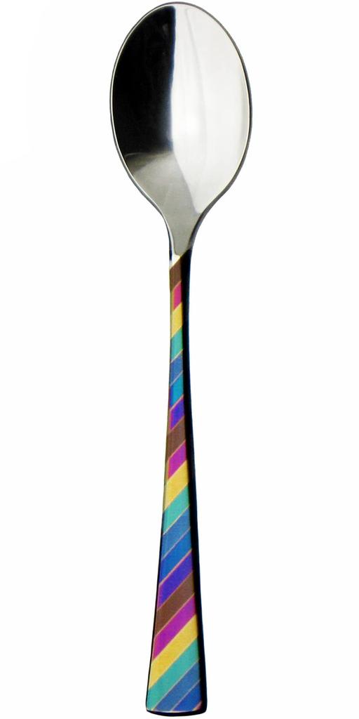 Nagao Coffee Spoon Stainless Steel Multicolored Made In Japan -Niji- 11.6cm 18-8