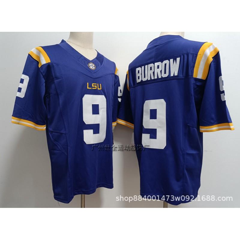 LSU Tigers Football Trikot Herren College Stil Bestickt Trainingsuniform NCAA Teamkleidung