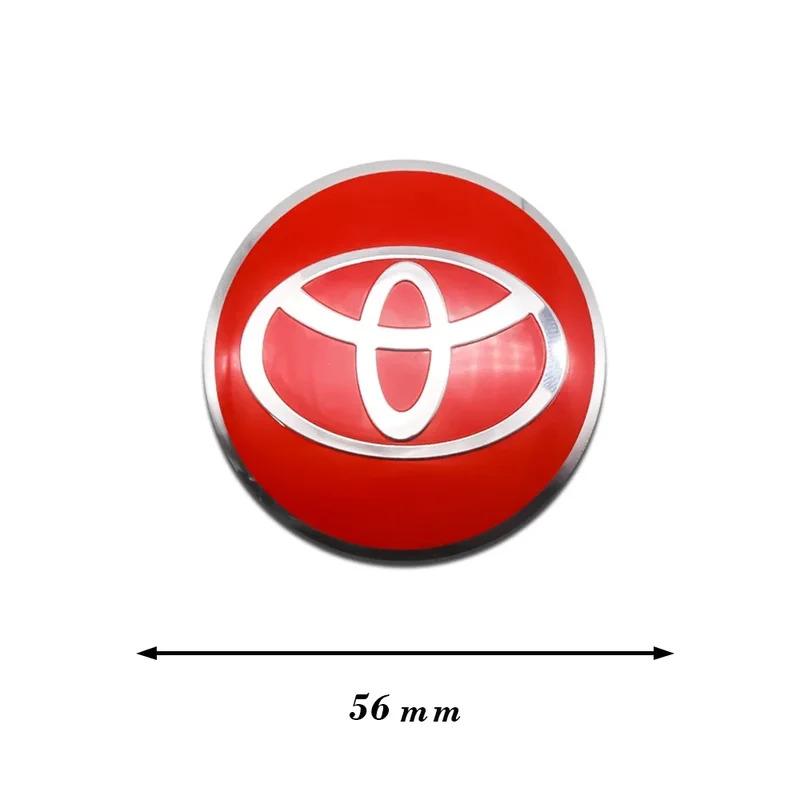4pcs 56+60mm Car Styling Wheel Hub Center Caps Rim Cover Badge Emblem Stickers For Toyota Corolla Yaris CHR Rav4 Auris Avensis