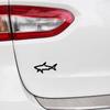 Car Styling 3D Metal Sticker Fish Shark Emblem Badge Decals Automobile Motorcycle Fuel Cap Decoration Logo Car Accessories