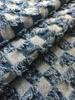 Fringe Denim Design Denim Handmade Denim Thin Cotton Denim Fabric Scraps of 2 Block Fabric, Remnants, Fabric, (Set Check)