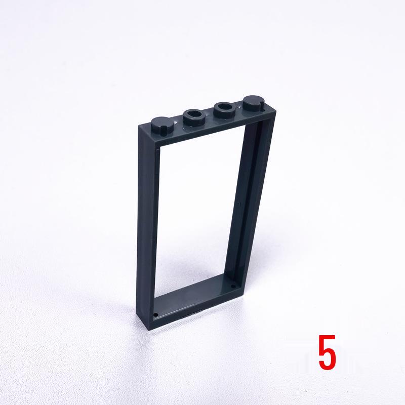 High-end MOC Mini Model City Building Blocks: Door & Window Parts