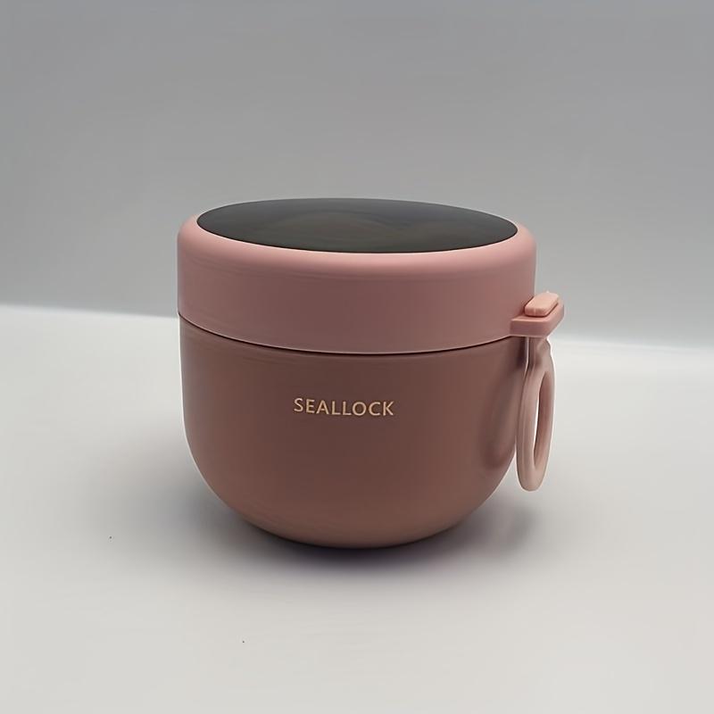 Plastový obědový box s polévkovou miskou, přenosný a odolný venkovní bento box pro kempování a pikniky, zpět do školy