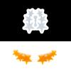 Pentagram Combination Stud Earrings Mold Epoxy Ornament Mold Resin Casting Pendant Mold Suitable for Home Decor