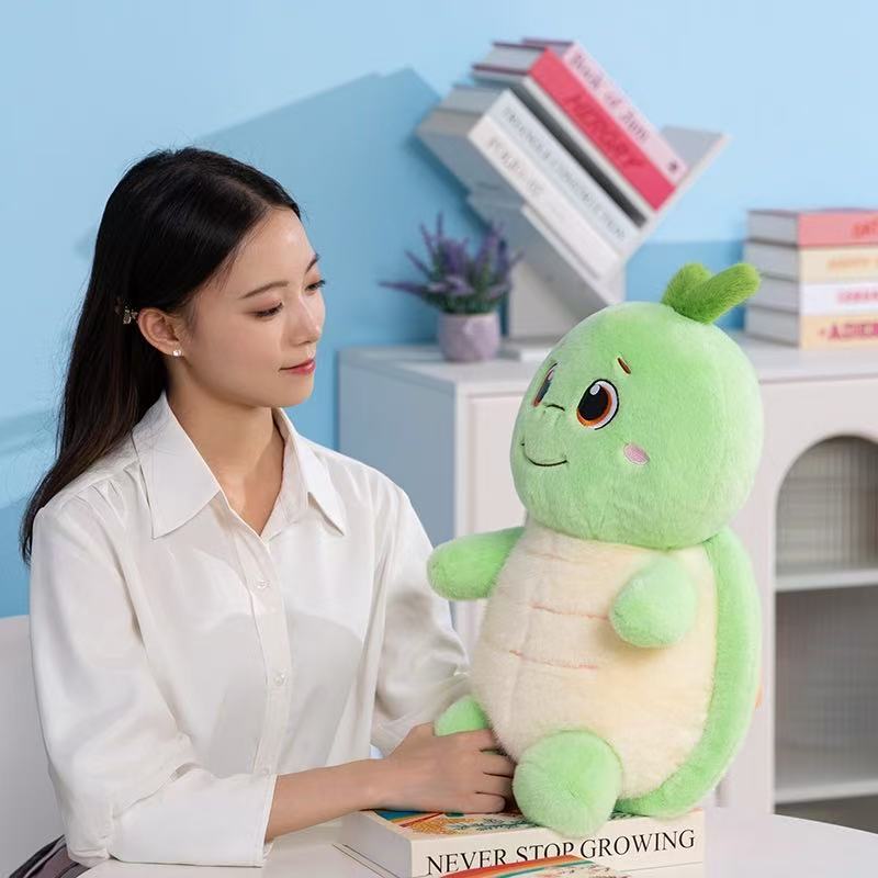 Latest Grass Green Turtle Stuffed Toy Stuffed Plush Toy Cartoon Anime Cute Pillow Pillow As A Gift Doll for Friends