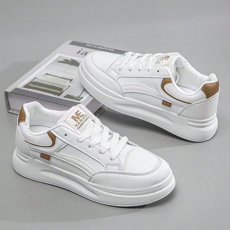 Women Classic Platform White Sneakers Lightweight Non Slip Comfort Casual Walking Trainers Daily Fashion Shoes
