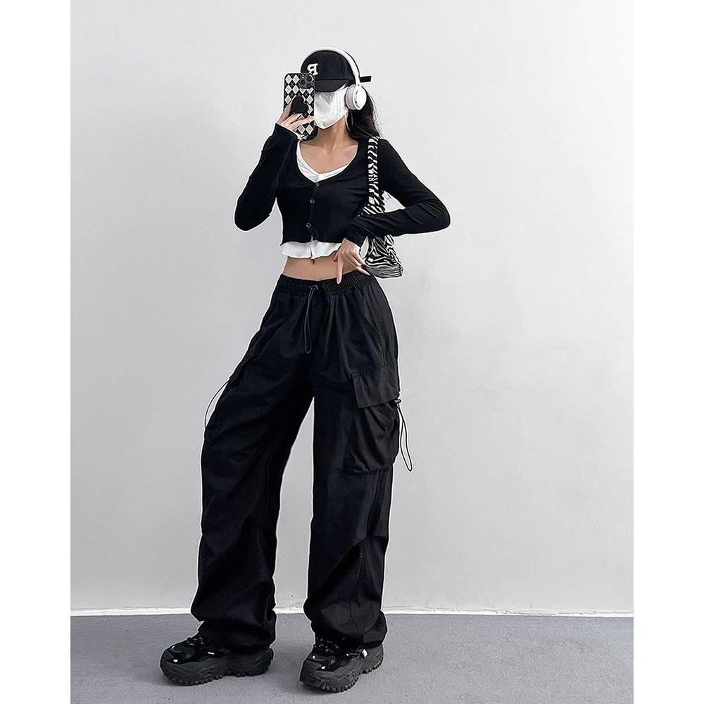 Casual Pants Children Spring and Fall New Spice Girl Wide-leg Trousers