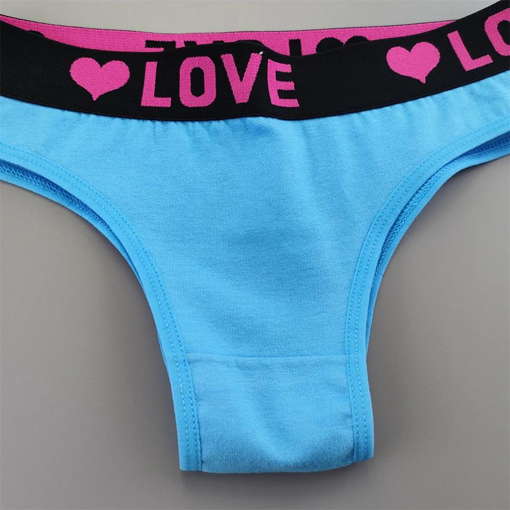 6 STÜCK Unterwäsche Damen Slips Damen Schlüpfer Mode Baumwollslips Hüfttief Einfarbig Dessous