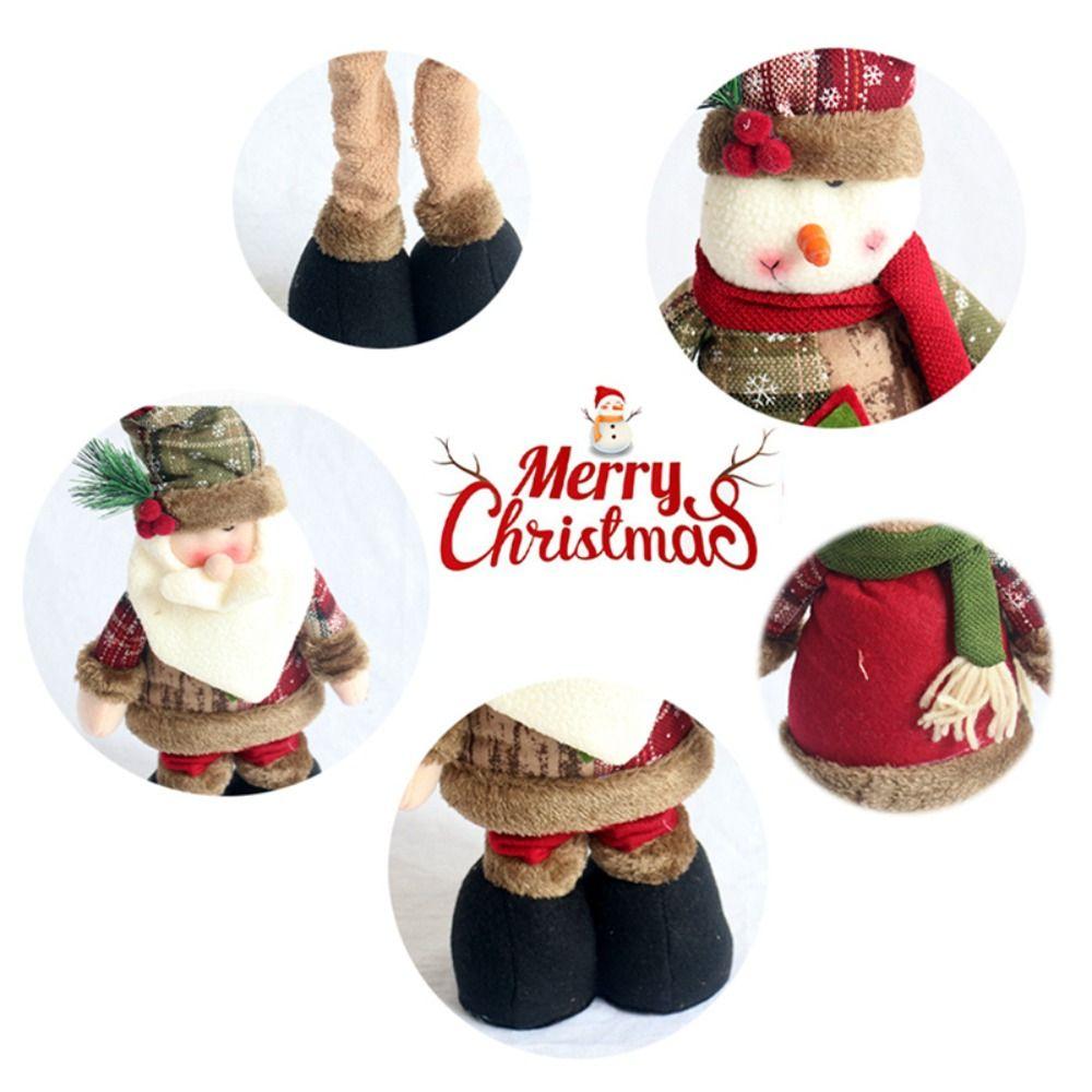 Gift Festival Party Snowman Elk Home Decoration Desktop Xmas Ornament Santa Claus Christmas Tree Accessories