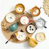 Japanese Cartoon Animal Ceramic Mug with Lid