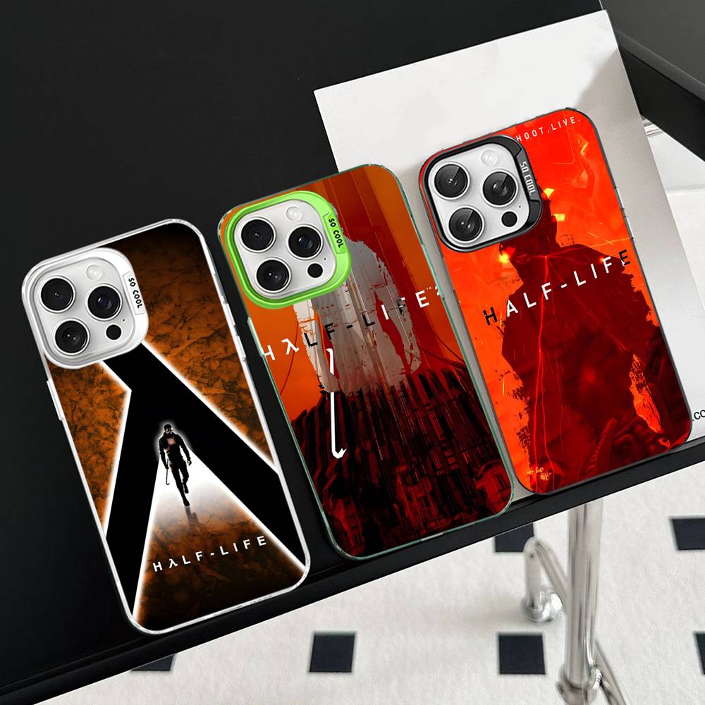 Game Half Life Phone Cases For iPhone 17 16e 15 14 13 12 11 Plus Pro Max ProMax Colorful Covers