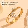 Titanium Steel Gold Butterfly Bracelet: Versatile, Light Luxury Double-Layer with Diamonds for Women.