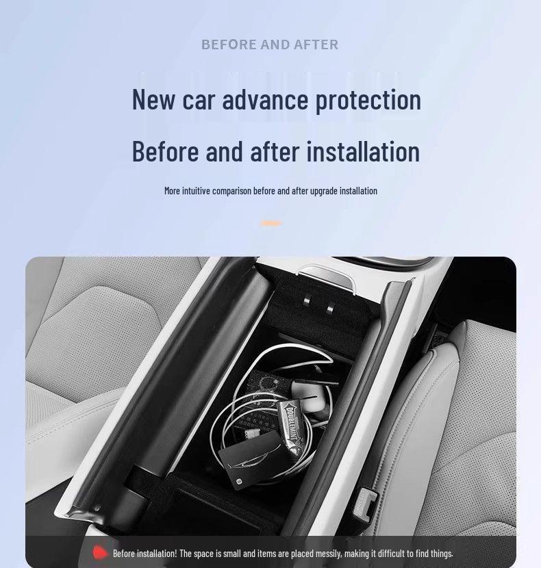 Xiaomi SU7 Car Console Organizer & Interior Decor Box