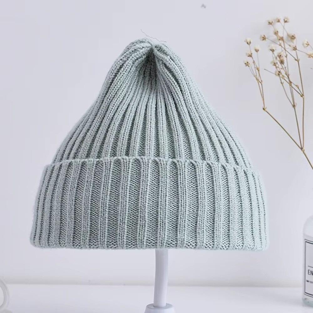 Candy Color Baby Hat Ins Korean Style Kids Beanie Stylish Outdoor Knitted Hat For Children