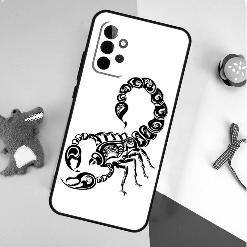 Scorpion For Samsung Galaxy A55 A35 A15 A54 A34 A14 A53 A33 A13 A05 A06 A16 A22 A32 A52 Phone Case