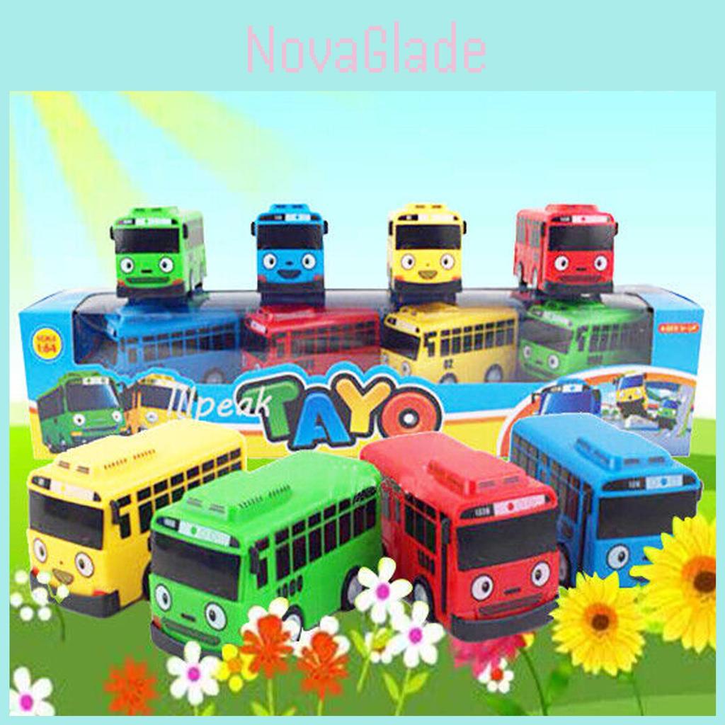 High-quality Mini Bus In Nine Colors With Working Doors Educational Toy Set