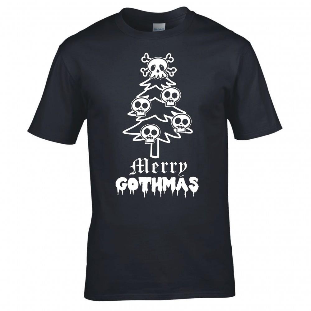 Funny Gothic Christmas Merry Gothmas Tshirt 2XL