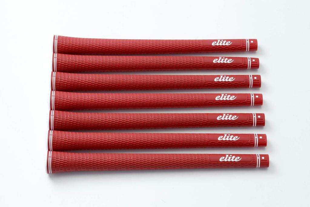 elitegrips Golf Grips SX38 set Classic Red No backline 7-piece