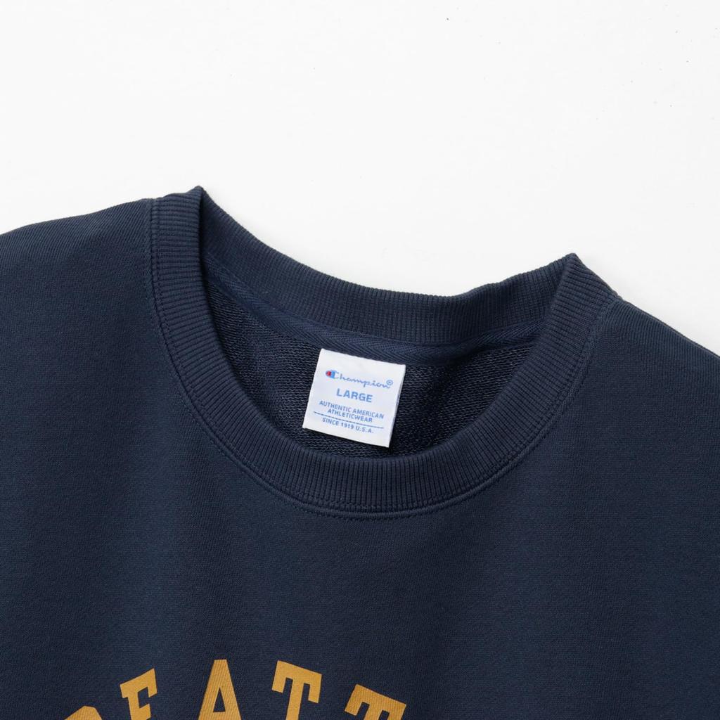 Champion Basic Long Sleeve USA Grown Cotton Graphic Print Crew Neck Sweatshirt Women's (CW-C020-370-M)