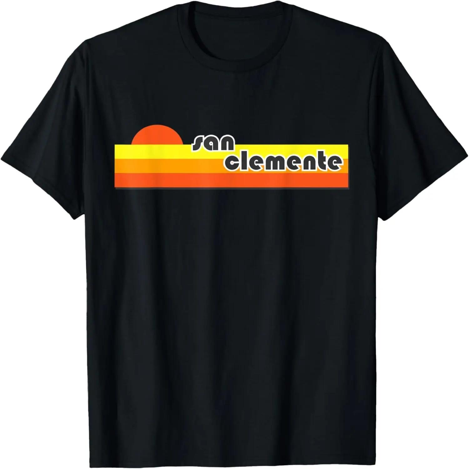 San Clemente Retro T-Shirt S чёрный