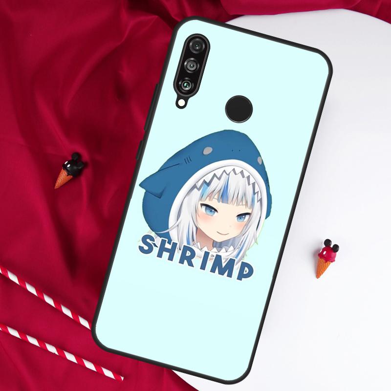 Anime Hololive Gawr Gura For Huawei Nova 7i 8i 11i 12i 12s 10 9 SE Y90 Y60 Y70 Y72 Y61 Y91 P60 Pro P30 P40 Lite Case